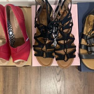 Crown Vintage Black Gladiator Sandals